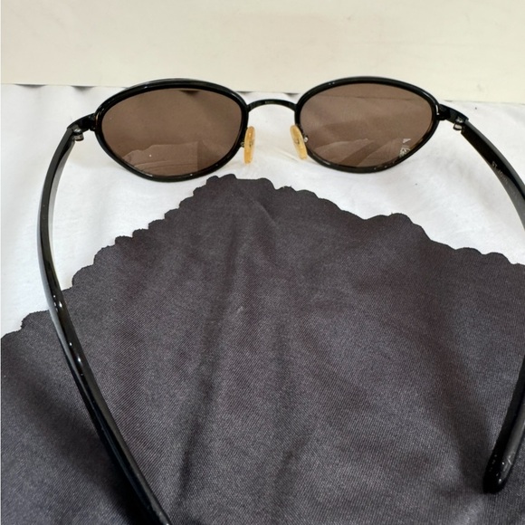 St. John Brown and Black Oval Sunglasses - Picture 3 of 4